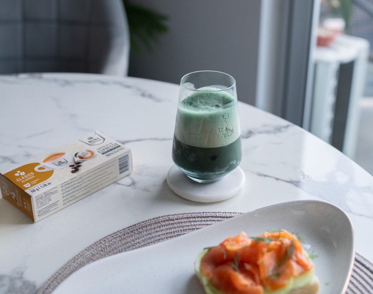 ICED GREEN LATTE