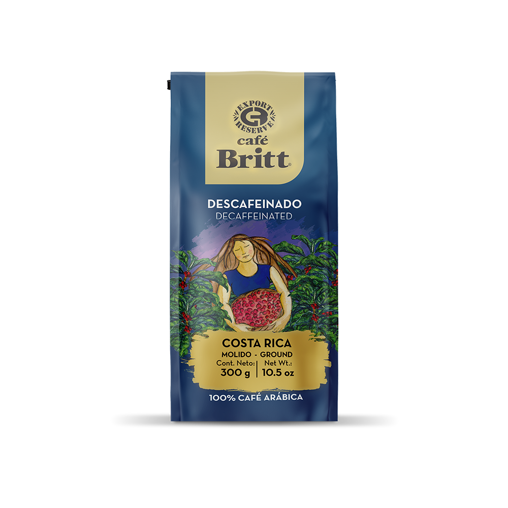 Café Britt Café Descafeinado | Sabor Intenso sin Cafeína – Café