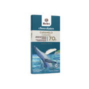 Tableta De Chocolate Oscuro con Trozos de Caramelo Britt