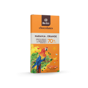 Tableta de Chocolate Oscuro con Trozos de Jalea de Naranja Britt
