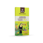 Tableta de Chocolate Oscuro con Trozos de Jalea de Maracuyá Britt