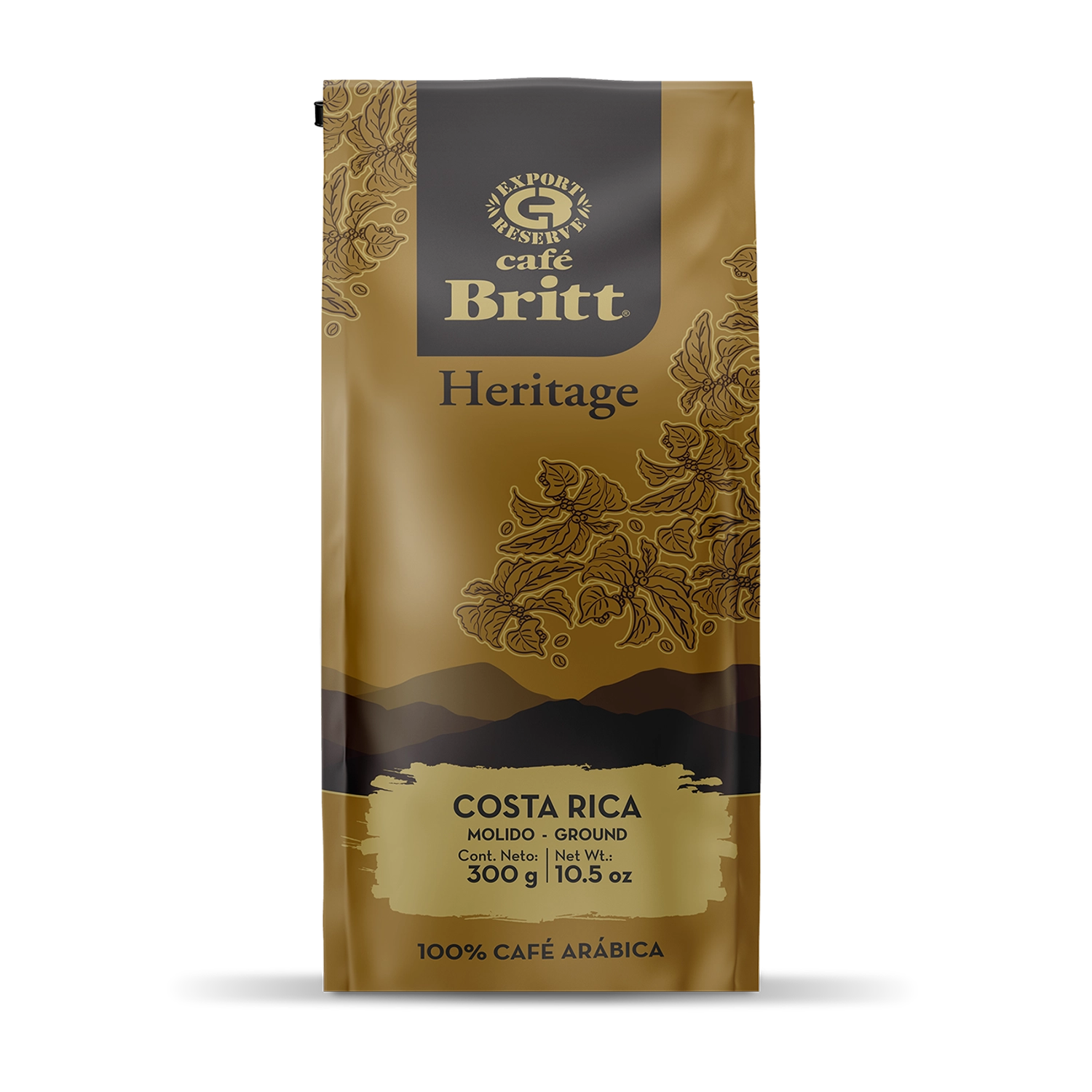 Café Britt Heritage 2026 Molido Lata Coleccionable