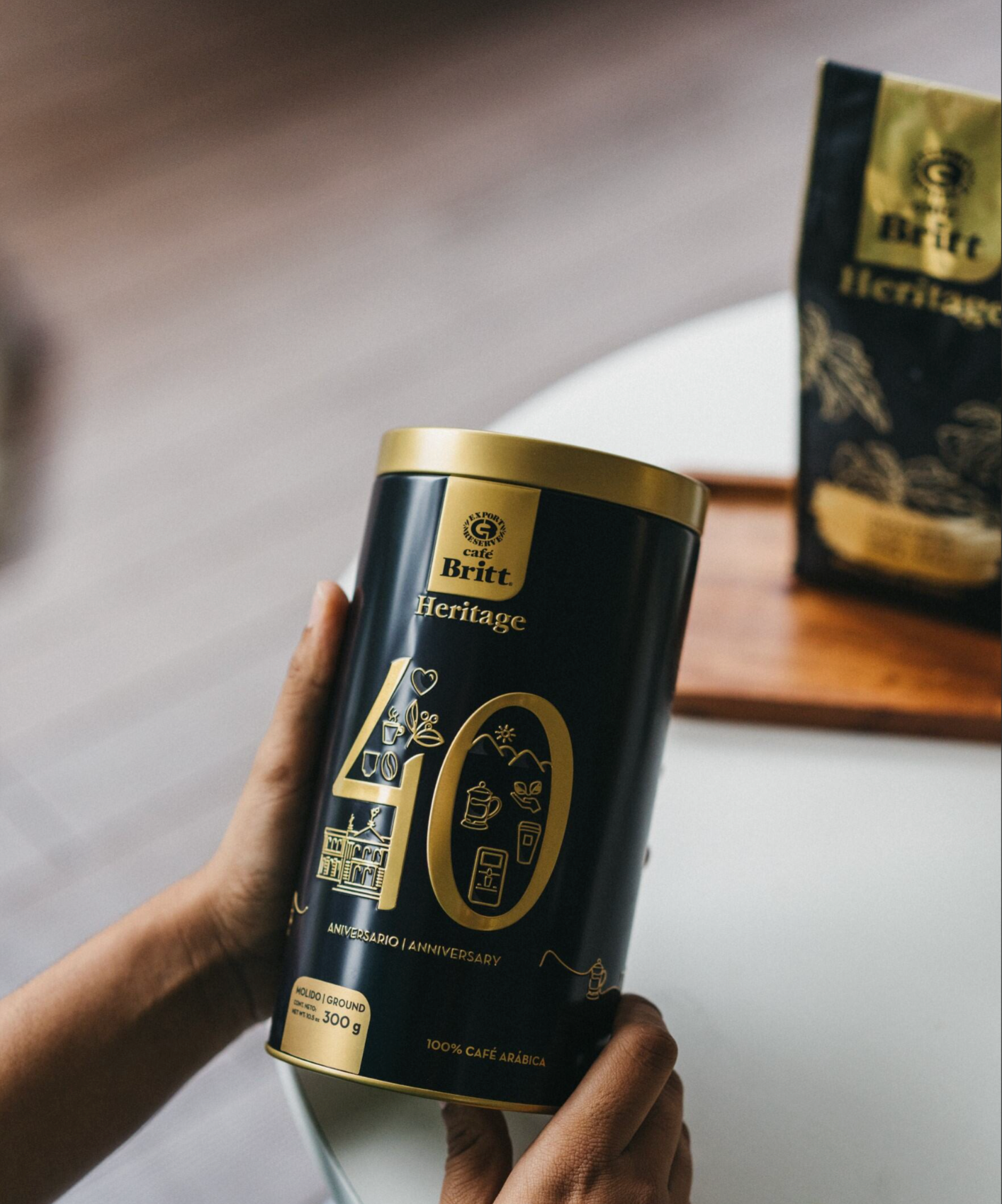 Café Britt Heritage 2025 en Lata 