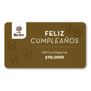 Gift Card Digital de Café Britt