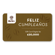 Gift Card Digital de Café Britt