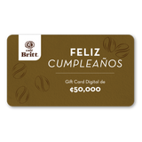 Gift Card Digital de Café Britt