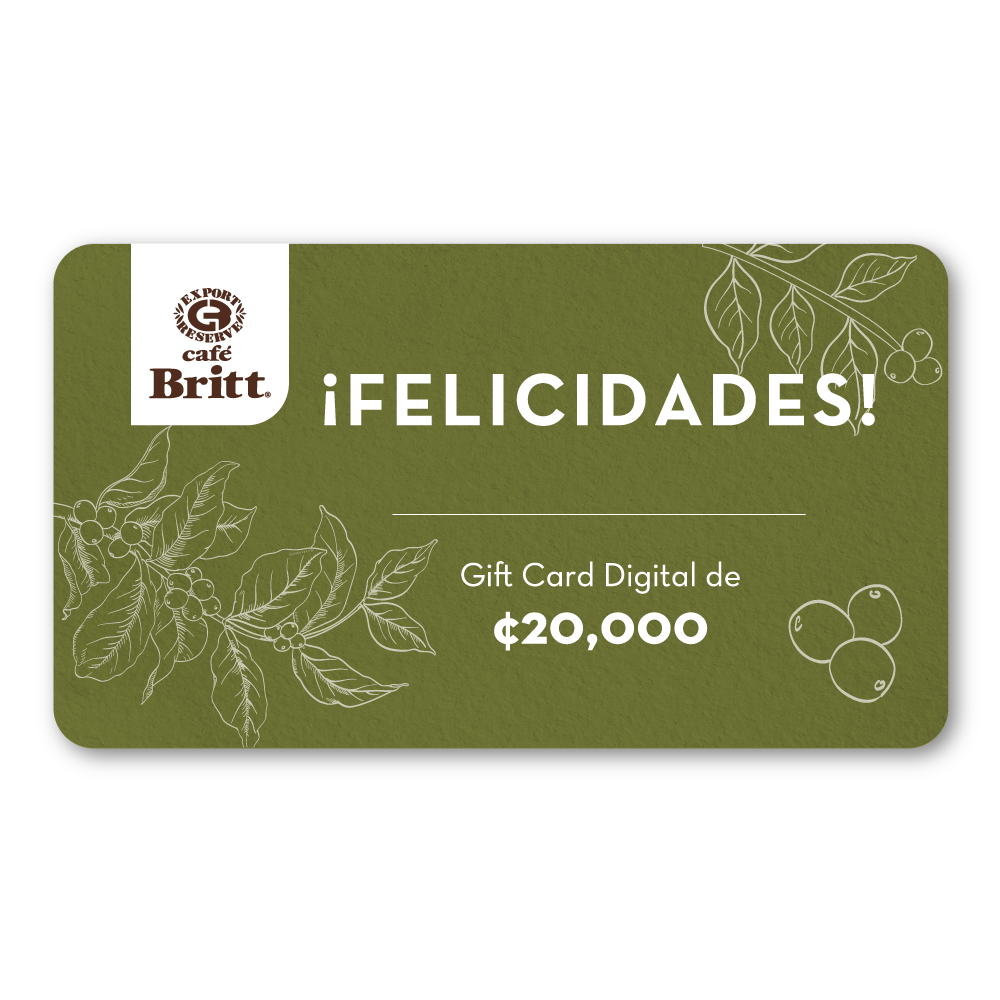 Gift Card Digital de Café Britt