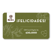 Gift Card Digital de Café Britt