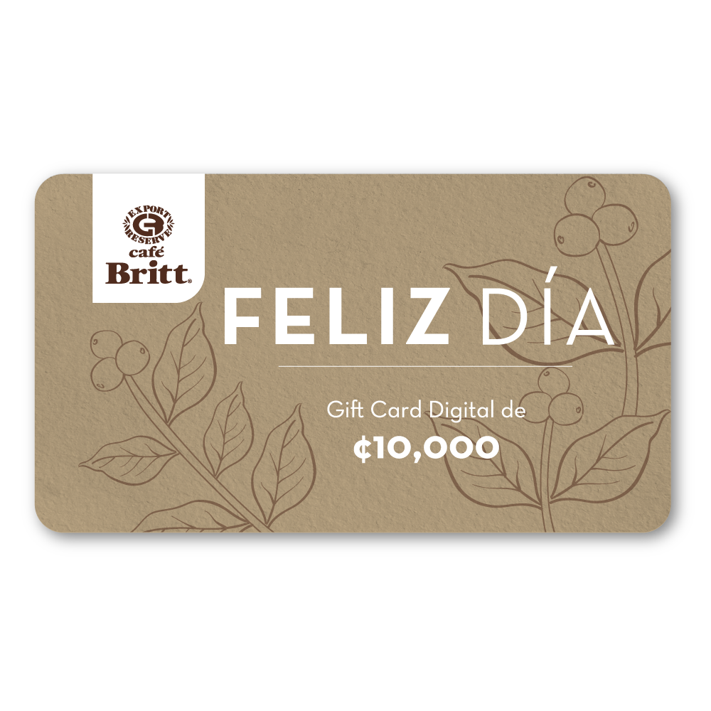 Gift Card Digital de Café Britt