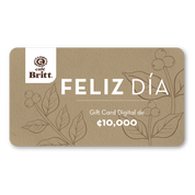 Gift Card Digital de Café Britt