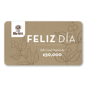 Gift Card Digital de Café Britt