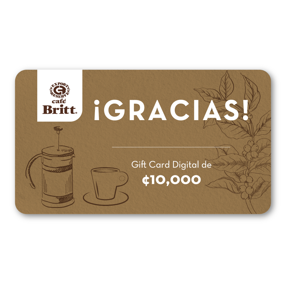 Gift Card Digital de Café Britt