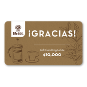 Gift Card Digital de Café Britt