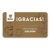 Gift Card Digital de Café Britt