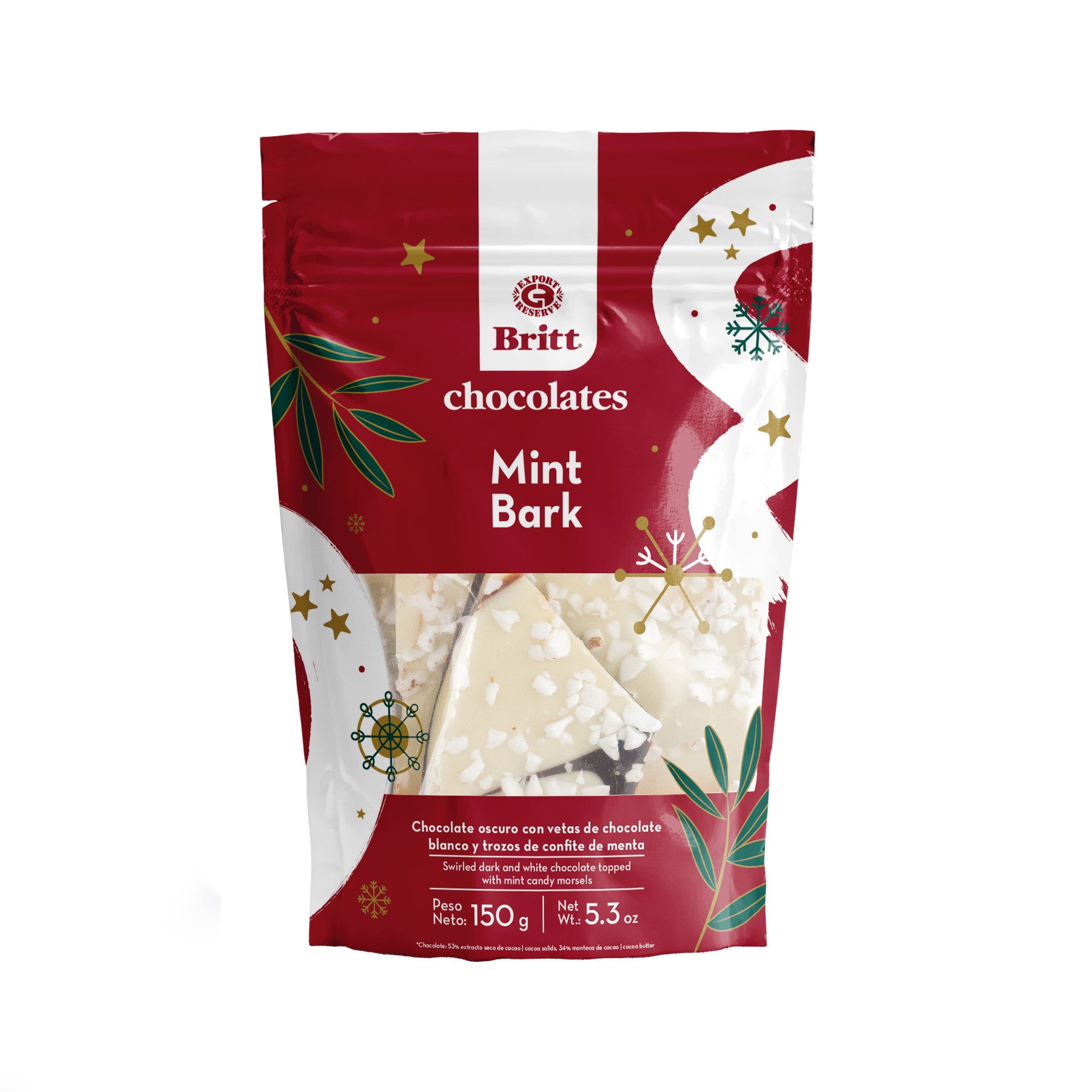 Chocolate Britt Mint Bark