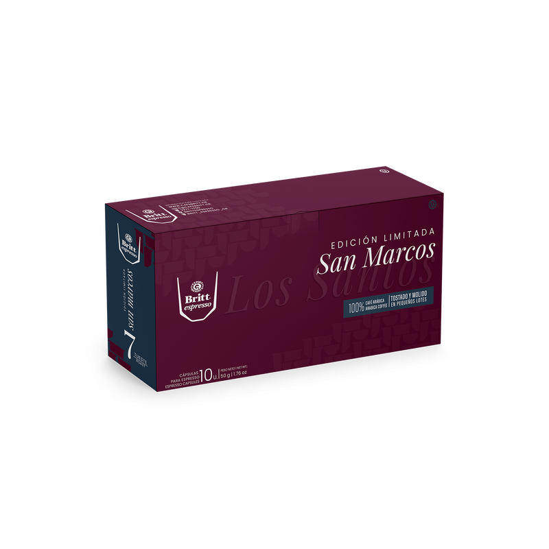 Britt Espresso Cápsulas Reserva San Marcos