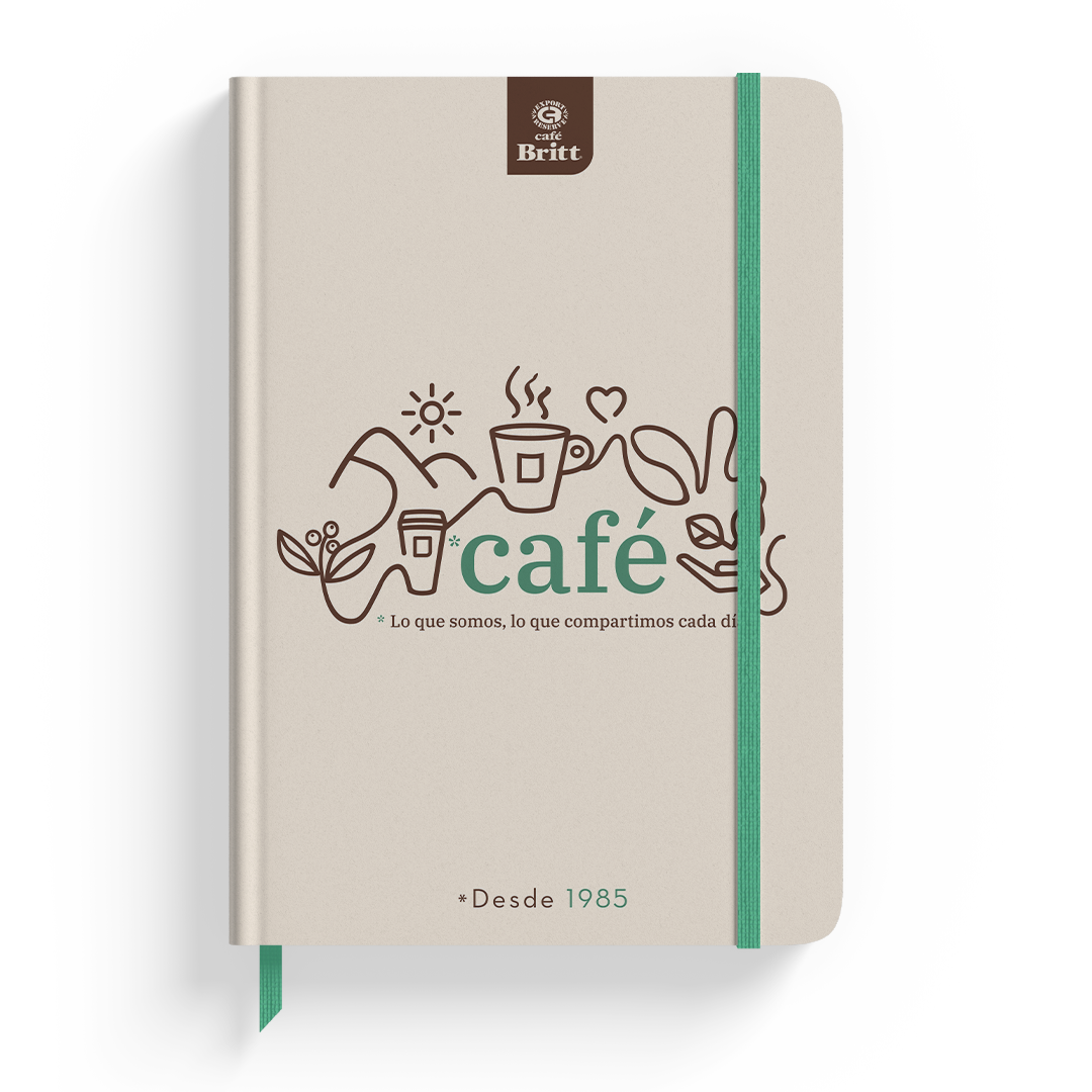 Libreta Conmemorativa Edición 40 Aniversario Café Britt