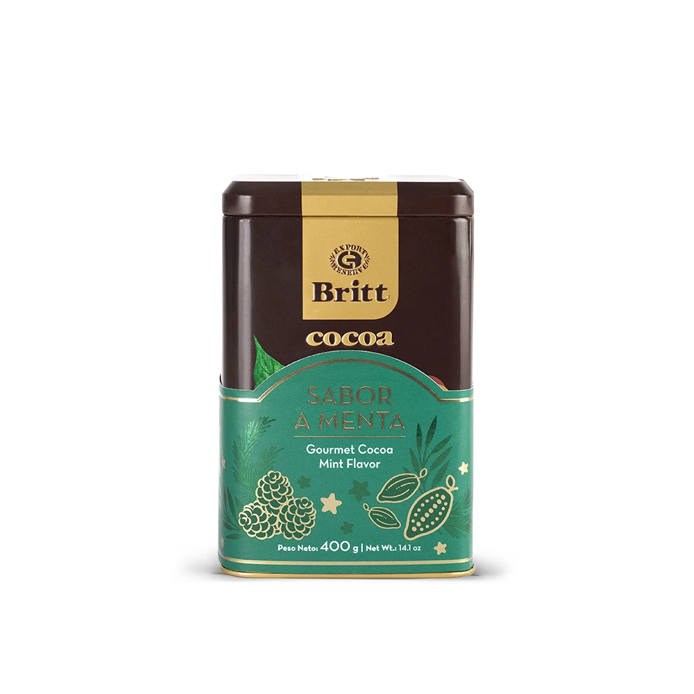 Chocolate Gourmet en Polvo con Menta Edición Navideña
