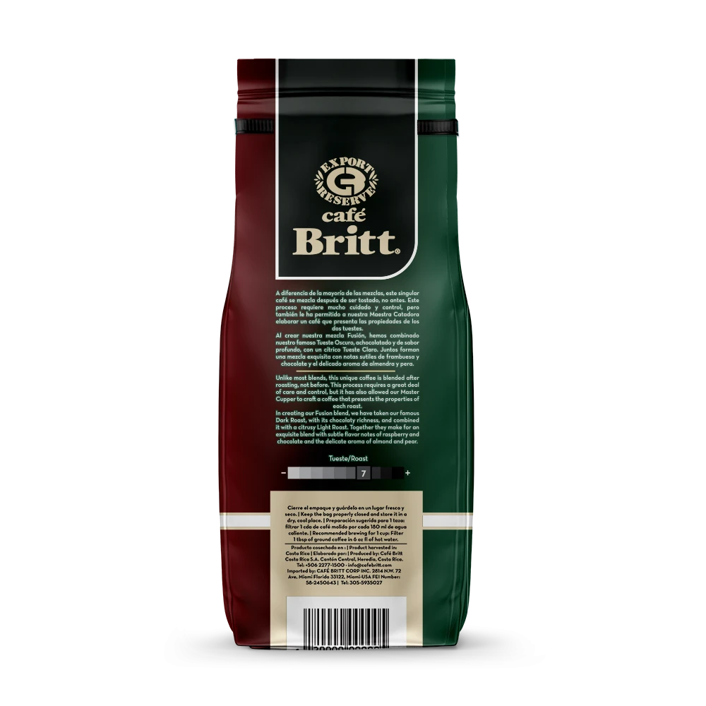 Café Britt Fusión Grano