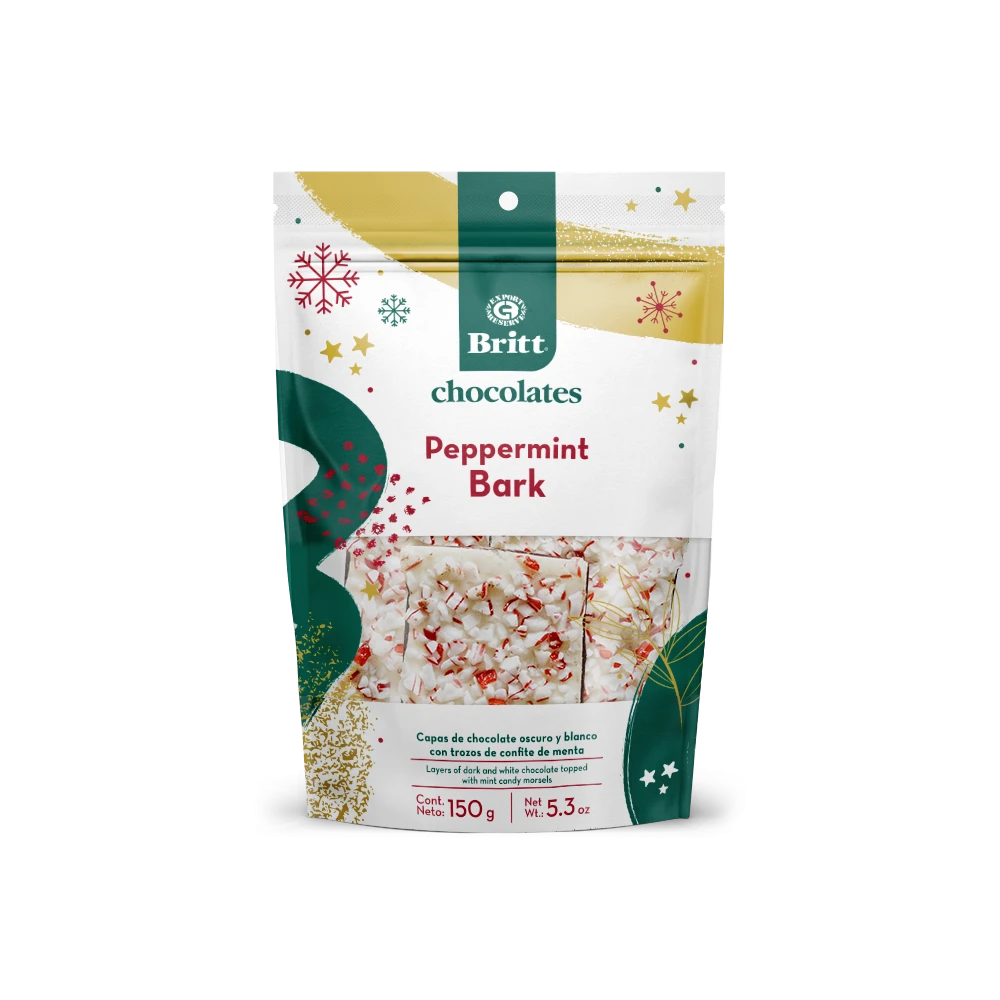 Chocolate Britt Peppermint Bark
