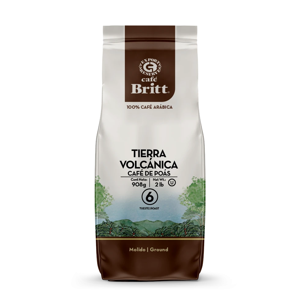 Café Britt Tierra Volcánica Café De Poás Molido