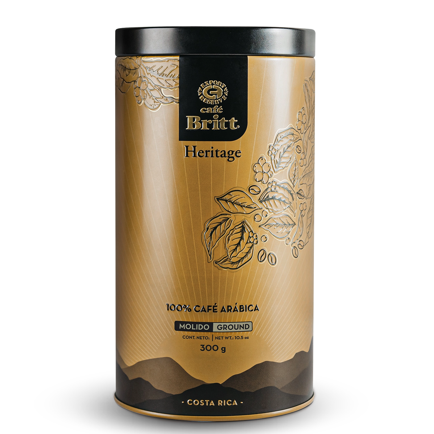 Café Britt Heritage 2026 Molido Lata Coleccionable