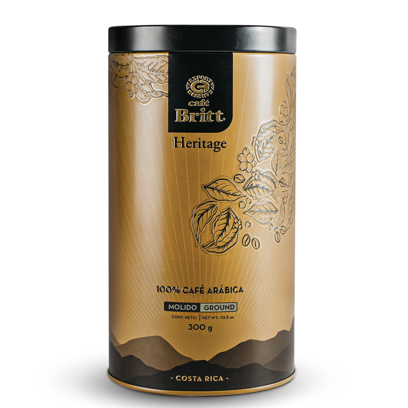 Café Britt Heritage 2026 Molido Lata Coleccionable