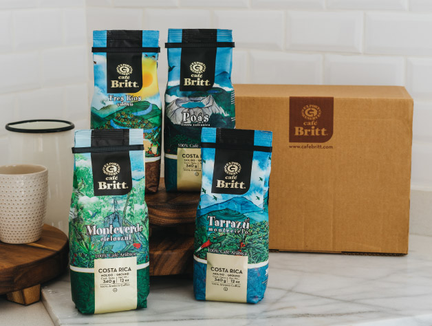 Disfrute de los mejores cafés de origen con nuestro single origin pack. Cafés de la zonas de Tarrazú, Poás, Monteverde y Tres Ríos.  ?